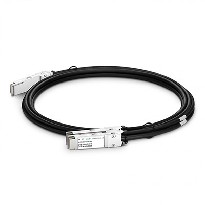 200g QSFP56 đến 2 × 100g QSFP56 Cáp đồng gắn trực tiếp thụ động (DAC), 1. 5-3 M