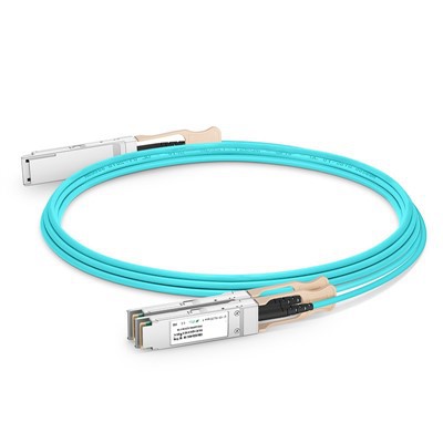 200g QSFP56 đến 2x 100g QSFP28 Cáp quang hoạt động (AOC), 1m -20 m